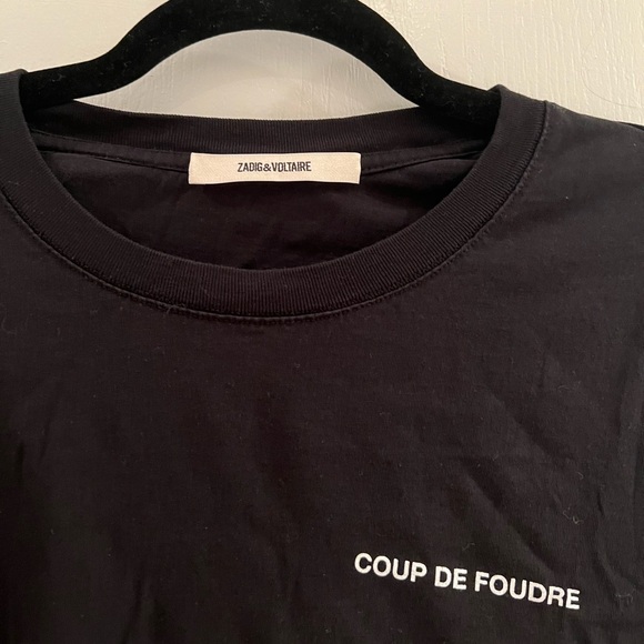 Zadig & Voltaire “COUP DE FOUDRE” T-shirt - Picture 2 of 4
